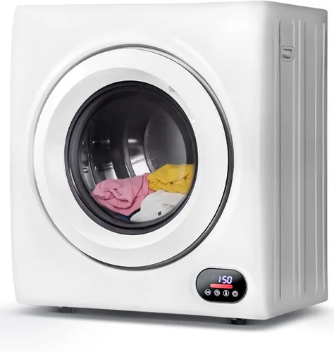 Miniatura 9 de Feelfunn Secadora Compacta de 1.8 Pies Cúbicos - Secadora de Ropa Portátil de 1020W con Tambor de Acero Inoxidable, Carga Frontal por Volteo, Cuatro