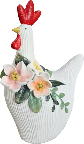 Miniatura 14 de Escultura decorativa de gallo para jardín (gallina negra)