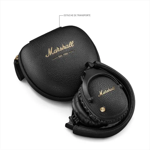Miniatura 8 de Marshall Monitor III A.N.C. Auriculares Bluetooth Over-Ear – Cancelación activa de ruido con micrófono Más de 100 horas de tiempo de reproducción