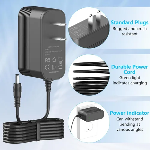 Miniatura 4 de Cargador de 36 V para batería de 29.6 V Reemplazo de aspiradora para MOHOMO Nova V5 y UNINELL UV5 29.6V Batería Aspiradora Adaptador Cargador