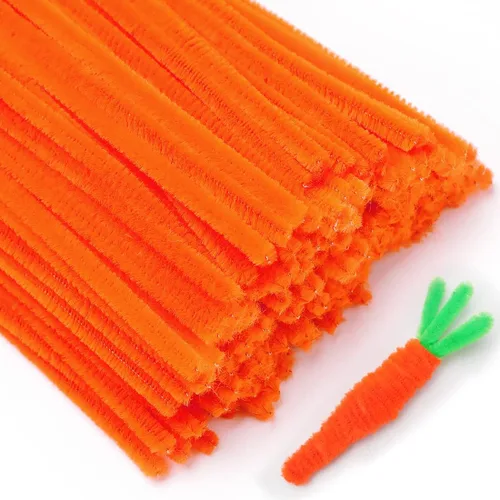Miniatura 19 de Eppingwin 200 piezas Limpiapipas, Limpiapipas Verde Brillante Suministros para Manualidades, Tallos de Chenilla para Proyectos de Artes y Verde