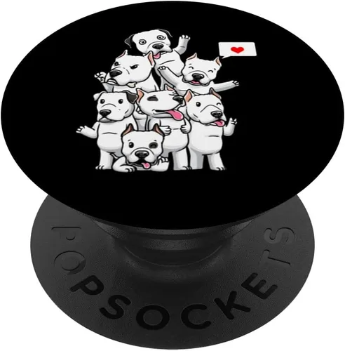 Miniatura 6 de Funny Dogo Argentino Dog PopSockets MagSafe PopGrip for iPhone