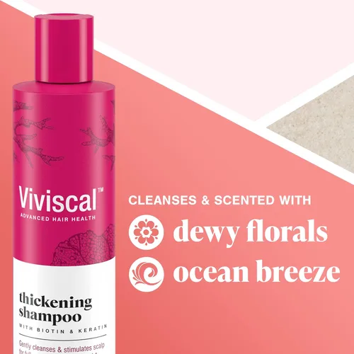 Miniatura 4 de Viviscal Paquete: Champú Espesante Cabello 8.5 fl oz y Suero 1.7 fl oz