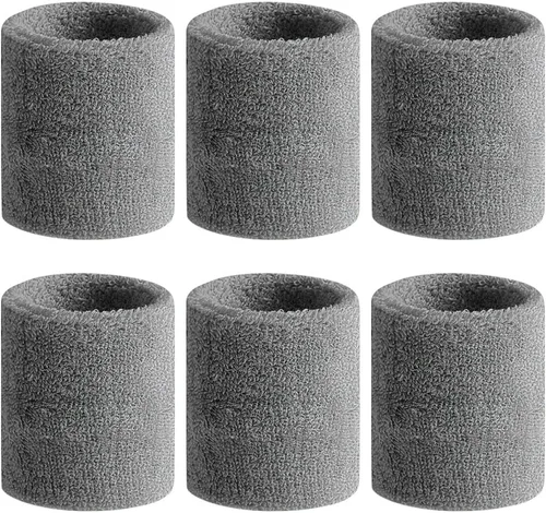 Miniatura 9 de BEACE Bandas para el sudor - Muñequeras deportivas para hombres y mujeres - Absorción de humedad, tela de rizo de algodón atlética para tenis