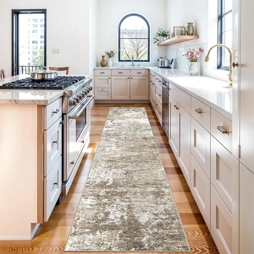 Miniatura 21 de YOUFORTONG Alfombras Corredoras de 2x10 para Pasillos, Alfombra de Cocina Suave, Alfombra Corredera Antideslizante con Respaldo de Goma para Baño