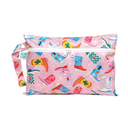 Miniatura 12 de Bumkins Bolsa Húmeda Colgante Impermeable Grande para Bebé, Lavandería, Ropa Sucia, Viajes, Traje de Baño, Pañales de Tela, Piscina, Toallas