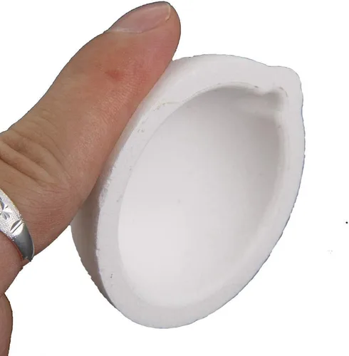 Miniatura 7 de LTKJ - 2 platos para fundir, 5.29 oz, color dorado y plata de fusión + pinzas de crisol de 9.8 in