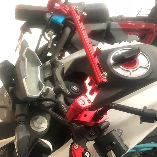 Miniatura 6 de Barra de manillar de motocicleta para Yamaha XMAX 300 XMAX300 2017-2022 (color azul B, tamaño: 1)