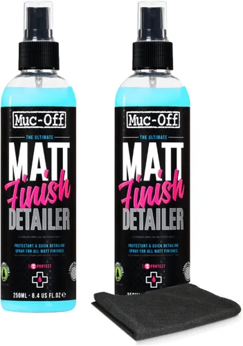 Miniatura 2 de Muc-Off Matt Finish Detailer 250/16.9 fl oz Spray protector y de detalle rápido para todos los acabados mate Acabado antiadherente, sin rayas ni