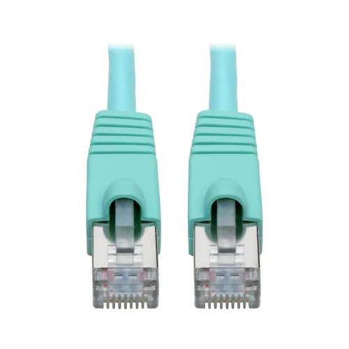 Miniatura 47 de Tripp Lite Cable Ethernet Cat6a 10G, cable de conexión de red STP moldeado sin enganches (RJ45 M/M), negro, 35 pies/34.8 ft, garantía