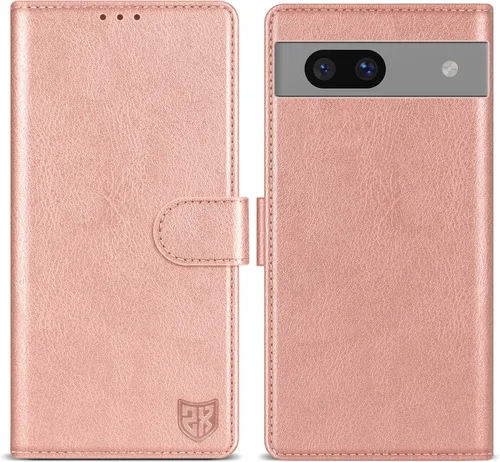 Miniatura 9 de ZZXX Funda tipo cartera para Google Pixel 7 con bloqueo RFID, ranura para tarjetas, función atril, cierre magnético, funda protectora de cuero