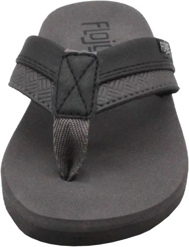Miniatura 2 de Flojos Kid's Ryan Sandal, Tutone Strap With Arch Support, GrayBlack