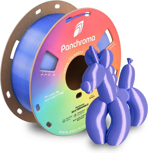 Miniatura 28 de Panchroma - Filamento de impresión 3D de ácido poliláctico (PLA) en degradado de Halloween, naranja, amarillo y magenta, 0.069 in, carrete de 2.2