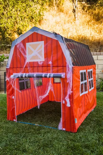 Miniatura 20 de Pacific Play Tents 60810 Barnyard Playhouse Carpa, 48 x 38 x 48 pulgadas, Multi