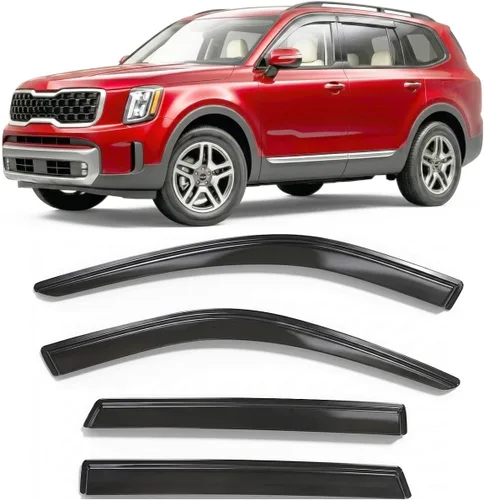 Miniatura 21 de Protectores de lluvia adhesivos 2017-2022 para Honda CR-V Viseras deflectoras de ventana lateral LX EX EX-L Touring 3D onduladas estilo JDM CRV