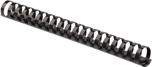 Miniatura 4 de Fellowes Fellowes - Fijaciones de peine de plástico, 3/4 de pulgada de diámetro, capacidad de 150 hojas, color negro (paquete de 100 peines), peines