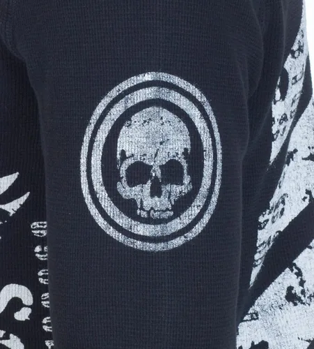 Miniatura 8 de Archaic by Affliction - Camisa térmica de manga larga para hombre, Negro