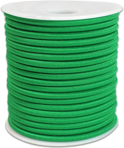 Miniatura 8 de Cuerdas elásticas de colores de 0.118 in 1/8 pulgadas 210 pies, cuerda elástica redonda pesada para cuentas de poni, pulseras de cuentas de silcona