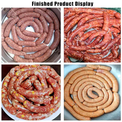 Miniatura 4 de Funda de salchicha comestible para secado, tubo de funda de salchicha seca comestible para salchichas caseras con sabor para máquina de hacer