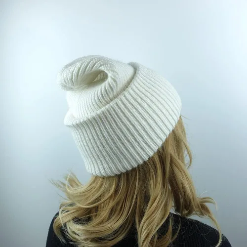 Miniatura 3 de PUGUANG Gorro de punto unisex para invierno, cálido, térmico, grueso, gorro de calavera