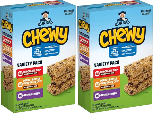 Miniatura 9 de Quaker Barras de granola masticables, S'mores, 58
