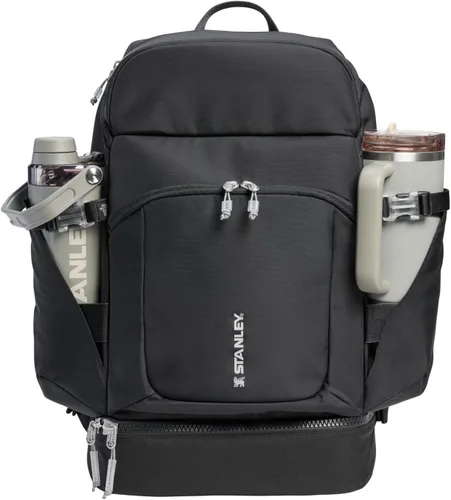 STANLEY Vitalize Backpack | Bolsa de gimnasio, trabajo y viajes con funda para laptop | Compartimento inferior expandible | Bolsillos para vasos y
