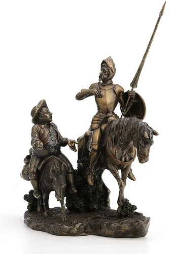 Miniatura 8 de Estatua de Don Quijote y Sancho Panza