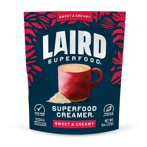 Miniatura 26 de Laird Superfood Creamer - Crema en polvo sabor a cacao, 8 onzas