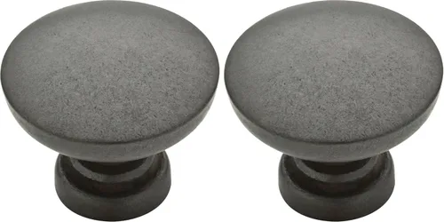 Miniatura 11 de Franklin Brass Fulton P29523Z-FBA-B - Paquete de 5 pomos para gabinete, manijas negras mate para cajones de muebles, cocina, puerta, baño, 1-3/16