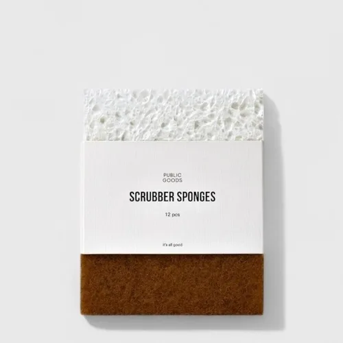 Miniatura 8 de Public Goods Esponja para fregar Esponjas de limpieza y fregado para platos y fregadero de cocina Esponjas naturales a base de plantas Paquete
