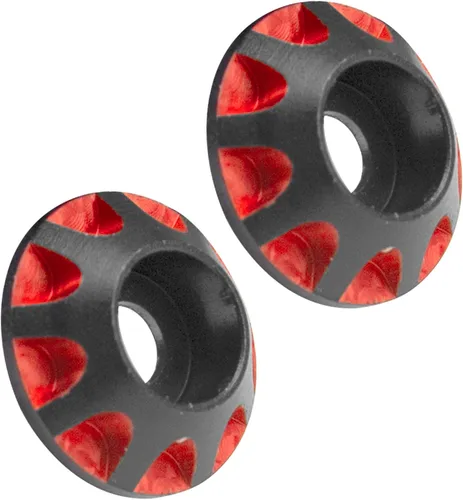 Miniatura 2 de 2 botones de ala HIRCQOO 1/10 RC RC Metal trasero botones de ala exterior OD 0.433 in compatibles con HPI HSP Redcat Traxxas Axial 1/10 RC Off Road