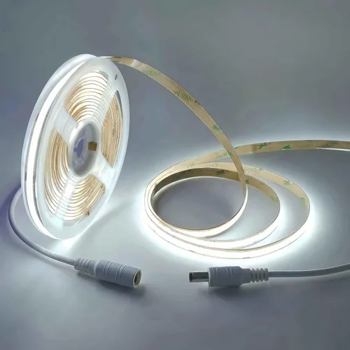 Miniatura 12 de Luces de tira LED 24V COB LED Blanco cálido 3000K Súper brillante tira LED 16.4 pies 5M sin puntos de alta densidad Corta y flexible para proyectos