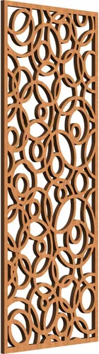 Miniatura 80 de Latrobe Paneles de pared decorativos de madera con calado, 9 3/8 pulgadas de ancho x 24 3/8 pulgadas de alto x 3/8 de alto, roble rojo rojo (Red Oak)