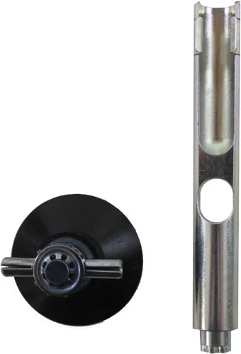 Genuine Toyota Accessories PT276-34071 - Cerradura de neumático de repuesto para modelos seleccionados de Tacoma y Tundra, color plateado