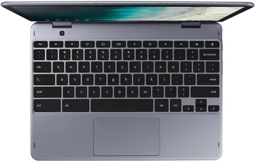 Miniatura 3 de Samsung - Plus Chromebook 2 en 1 con pantalla táctil de 12,2" - Intel Celeron - Memoria de 4 GB - Memoria flash eMMC de 32 GB - Stealth Silver