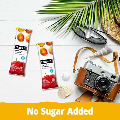 Miniatura 5 de That's it - Caja de regalo de barras de frutas { paquete de 20 }100% natural, sin gluten, vegano, bajo en carbohidratos, paquete variado