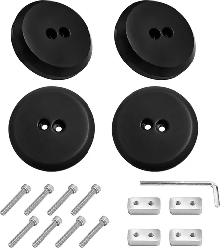 Jack Pucks Billet - Almohadilla de aluminio para elevación de piso, compatible con Corvette C5 C6 C7 C8/944 964 993 996 996 997 911 Boxster Cayman