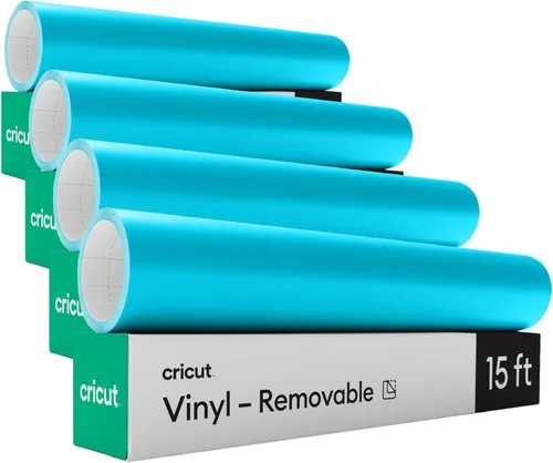 Miniatura 12 de Cricut - Vinilo removible de alta calidad, amarillo brillante (12 x 15 pies), sin residuos, fácil de quitar hasta 2 años, perfecto para proyectos