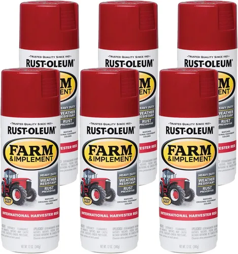 Miniatura 17 de Rust-Oleum 280131-6PK Pintura en aerosol para granjas e implementos, 12 onzas líquidas, color azul Ford, paquete de 6 Ford azul