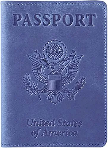 Miniatura 2 de Ciana porta pasaporte de piel sintética y tarjeta de vacunas Porta pasaporte con tarjeta de vacunas PúrpuraOmbre Force Ciana