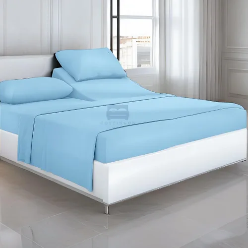Miniatura 11 de Cottingon Juego de sábanas de 4 piezas para camas ajustables, 100% algodón egipcio de 28 pulgadas, hojas de cabeza flexible para dormir con números