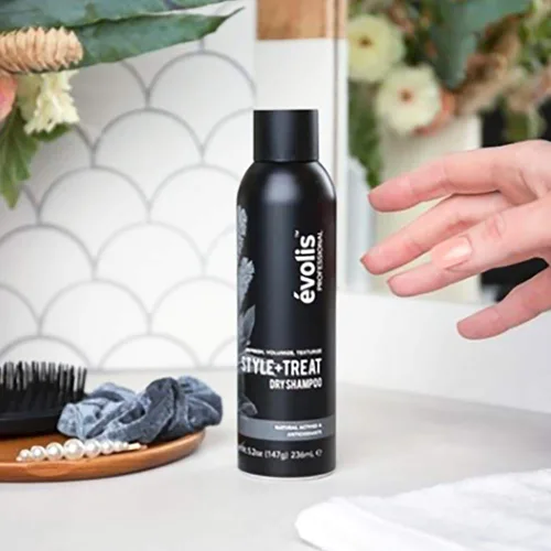 Miniatura 5 de EVOLIS Style & Treat Champú seco para volumen y textura, polvo de textura ligera para cabello graso, cuidado del cabello limpio y productos
