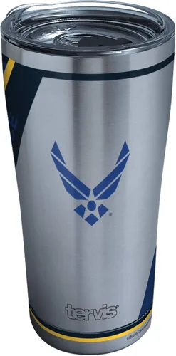 Miniatura 11 de Tervis Vaso aislado de doble pared Air Force Forever Proud fabricado en Estados Unidos mantiene las bebidas frías y calientes, 16 onzas, clásico