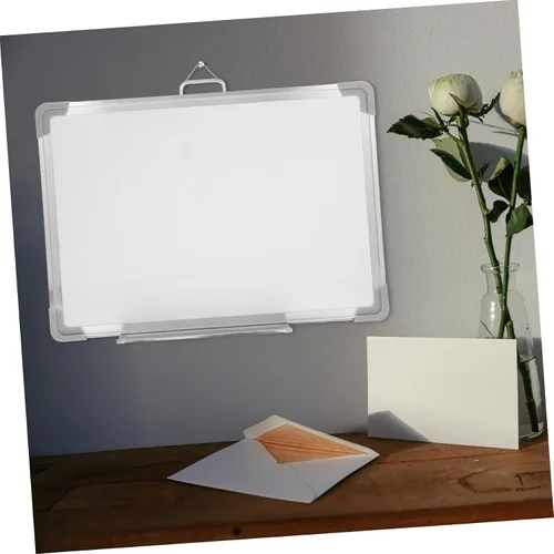 Miniatura 6 de Operitacx Pizarra blanca magnética portátil borrable para colgar en casa, escuela, aula y herramienta educativa para escribir dibujo y exhibición