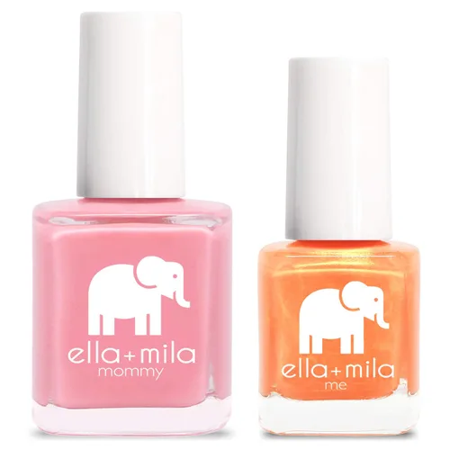 Miniatura 12 de ella+mila Mommy & Me Set de Esmalte de Uñas - Esmalte de uñas Resistente a las Astillas, de Larga Duración y de Secado Rápido, Set de Esmalte