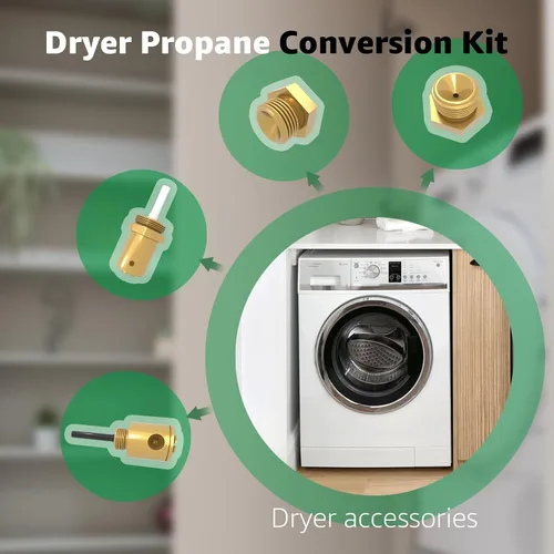 Miniatura 2 de W11581317 Kit de conversión de propano para secadora Whirlpool 20000 BTU/Hr Gas natural a propano líquido Secadores de conversión de 27 pulgadas