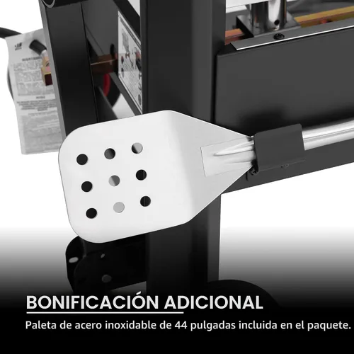 Miniatura 6 de Creole Feast CFB3001 Caldera de cangrejos al aire libre de 70 QT con paleta agitadora y ruedas, caldera de mariscos resistente con soporte
