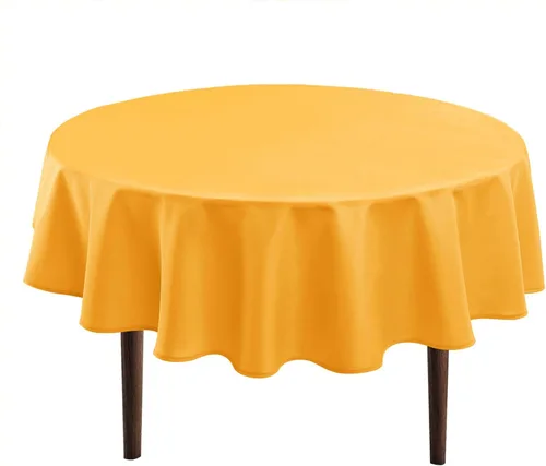 Miniatura 22 de Hiasan Mantel redondo de 30 pulgadas – Mantel de tela de poliéster impermeable resistente a las manchas a prueba de derrames, para comedor, cocina