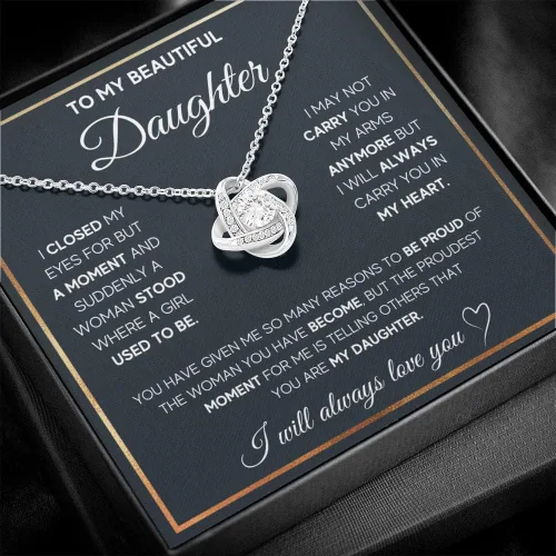 Miniatura 2 de FG Family Gift Mall Regalos de cumpleaños para hija, regalos de padre e hija de mamá, regalos para hija de papá, collares de hija de mamá, joyería