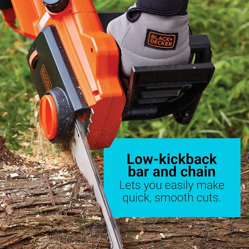 Miniatura 3 de BLACK+DECKER CS1216 motosierra con cable de 12 A y 16 pulgadas